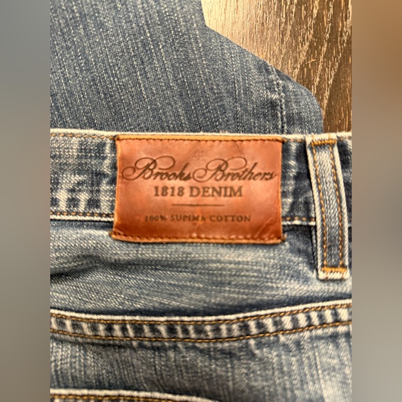 Brooks Brothers Straight Fit Supima Cotton Jeans Made in the USA 36x32 - Picture 4 of 8